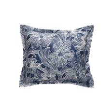 GANT Home - Floral Waves Örngott Dusty Navy 50x60 från Sleepo - Blå (50x60)