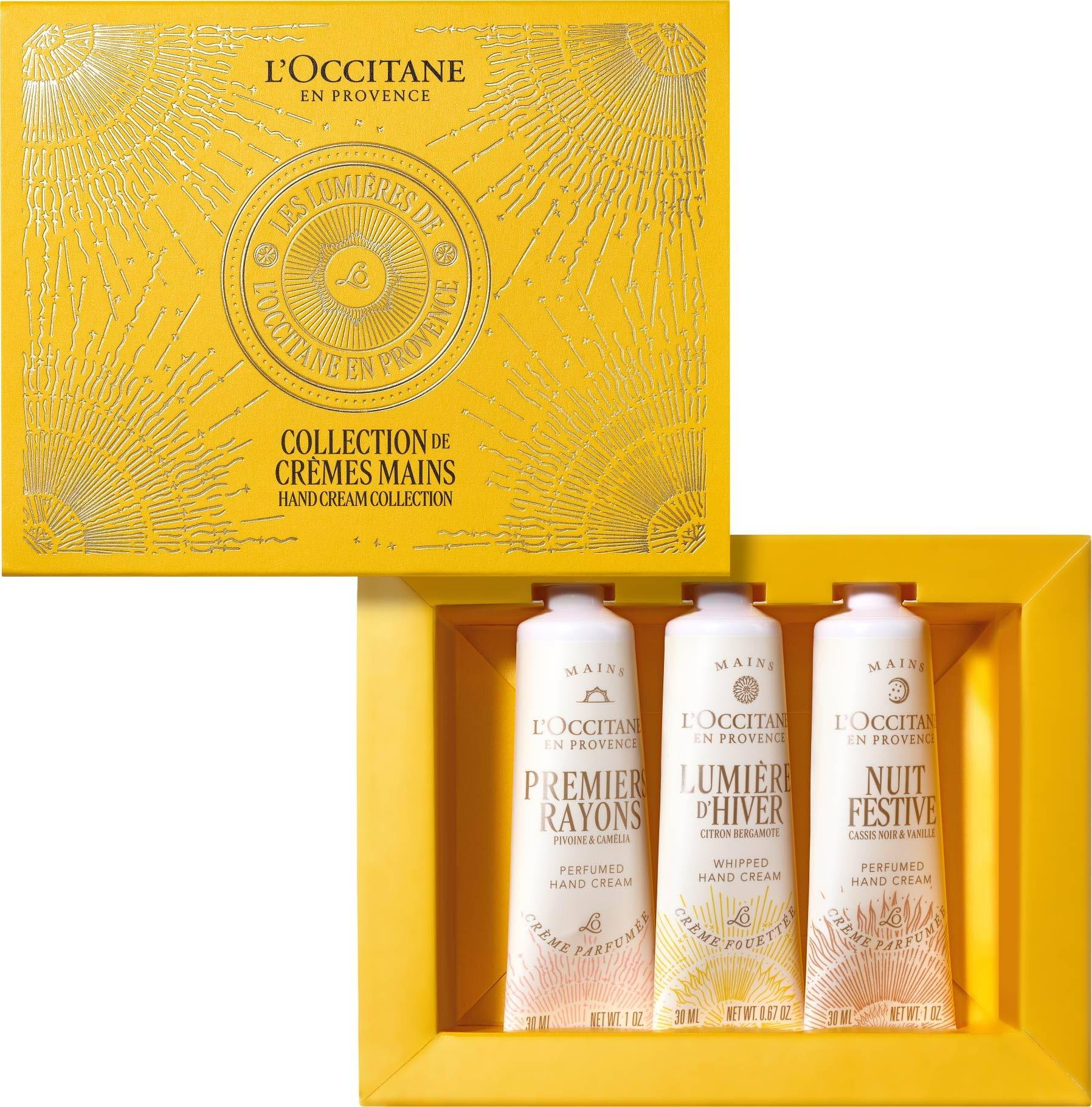 Holiday Lights Hand Cream a seasonal gift set of three hand A popular Christmas gift for men and [2025 Holiday] L'OCCITANE Trio, creams. women.