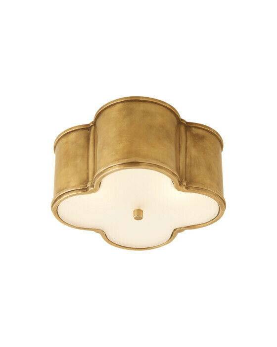 Visual Comfort Basil plafond mässing - Guld / Brun (H12.7cm x B28.6cm)