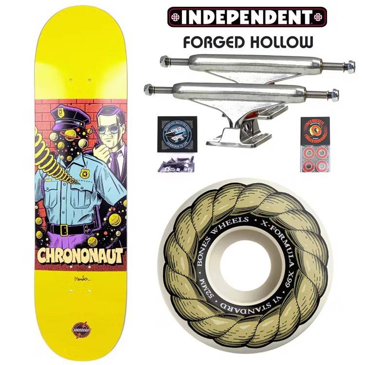 Pro Complete Chrononaut The Man Two x Independent trucks x Bones X Formula