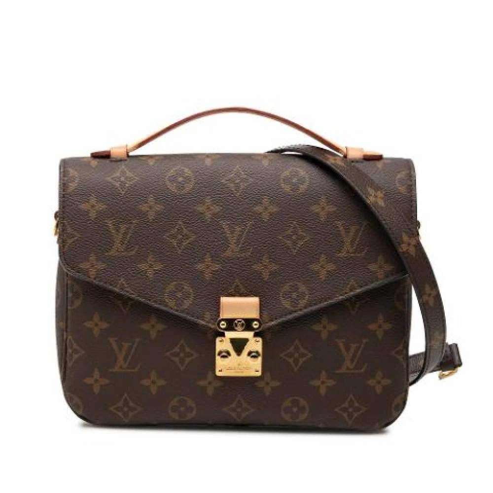 Louis Vuitton Vintage Pre-owned Pochette Metis - Vintage - Dame - Brun - ONE SIZE - Uld