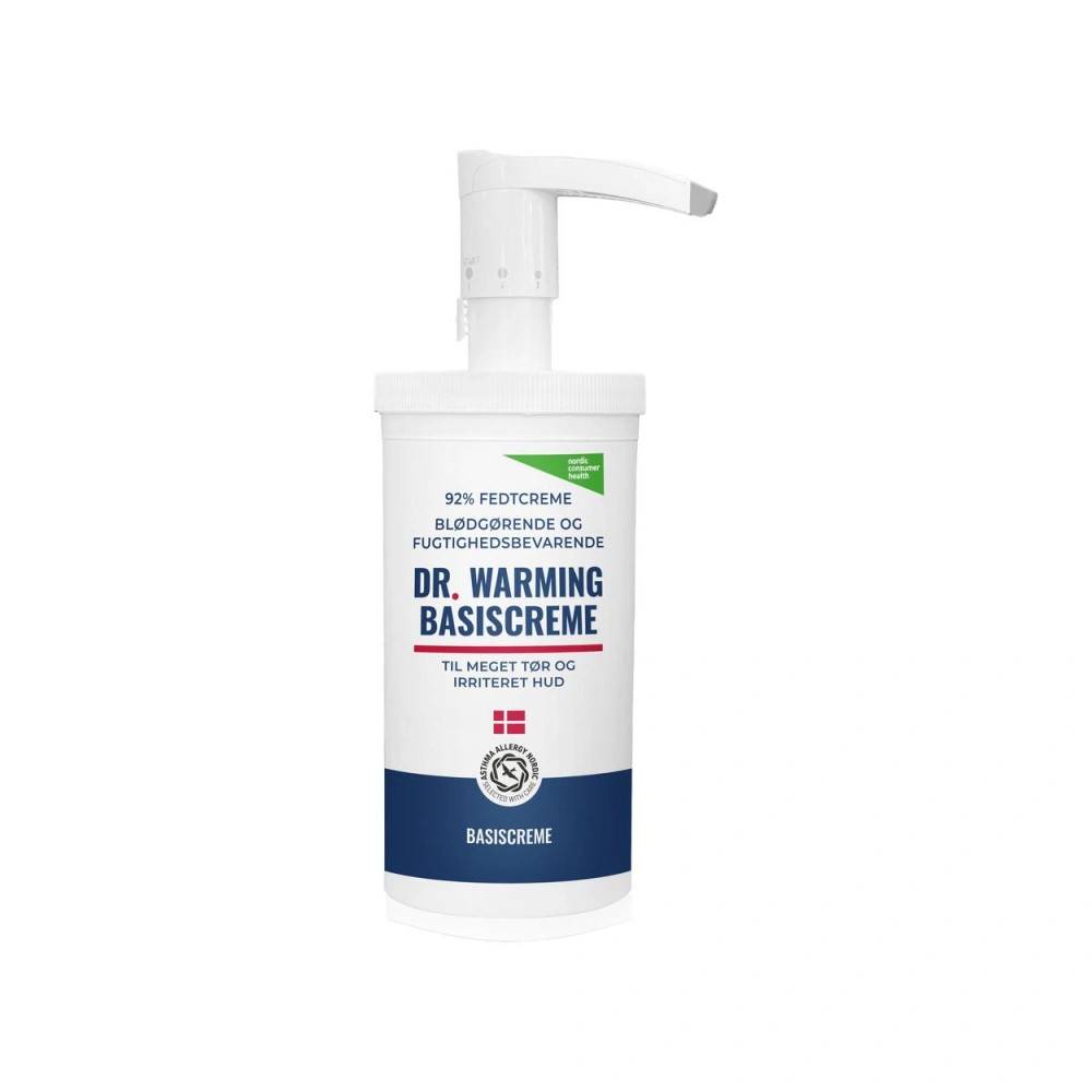 Dr. Warming Basiscreme 92% m. pumpe - 500 ml