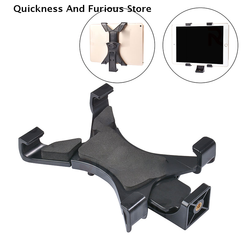 Universal Tablet Phone Tripod Mount Tilt Adjust 360°Rotating Stand Holder Clip for IPad Mini Air Pro 12.9 Xiaomi Huawei Pad Vlog