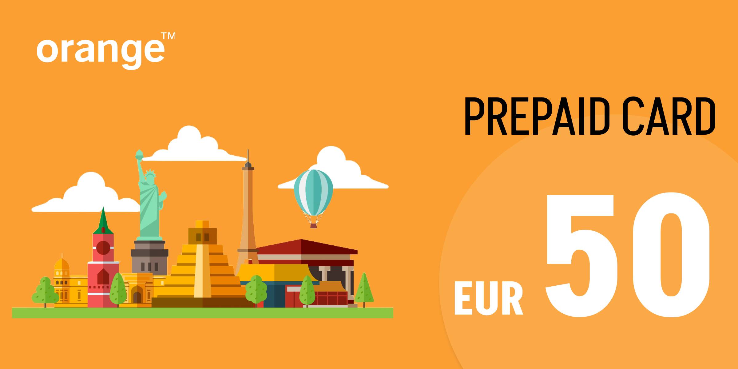 Orange Prepaid 50 EUR - Standard