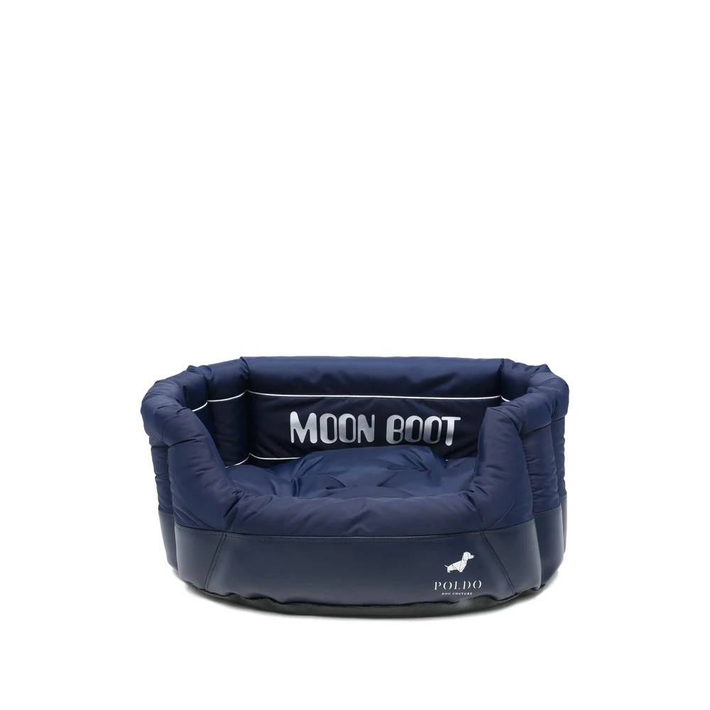 Moon Boot - Logotryckt vadderad hundbädd Accessoarer- unisex - S - Bomull