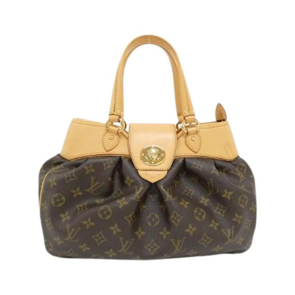 Louis Vuitton Vintage Pre-owned Canvas Håndtaske - Vintage - Dame - Brun - ONE SIZE - Tyl