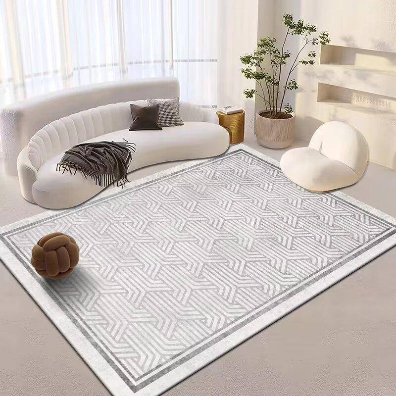 Nordisk Enkel Stil Stora Mattor för Vardagsrum Lätt Lyx Dekor Hem Halkfria Loungemattor Sovrum Tatami Barn Mjuka Mattor 60*90cm