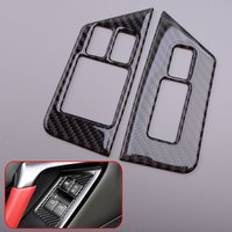 2 st/set bilf&#xF6;nsteromkopplare trim t&#xE4;ckpanel kolfiber passar f&#xF6;r nissan gtr r35