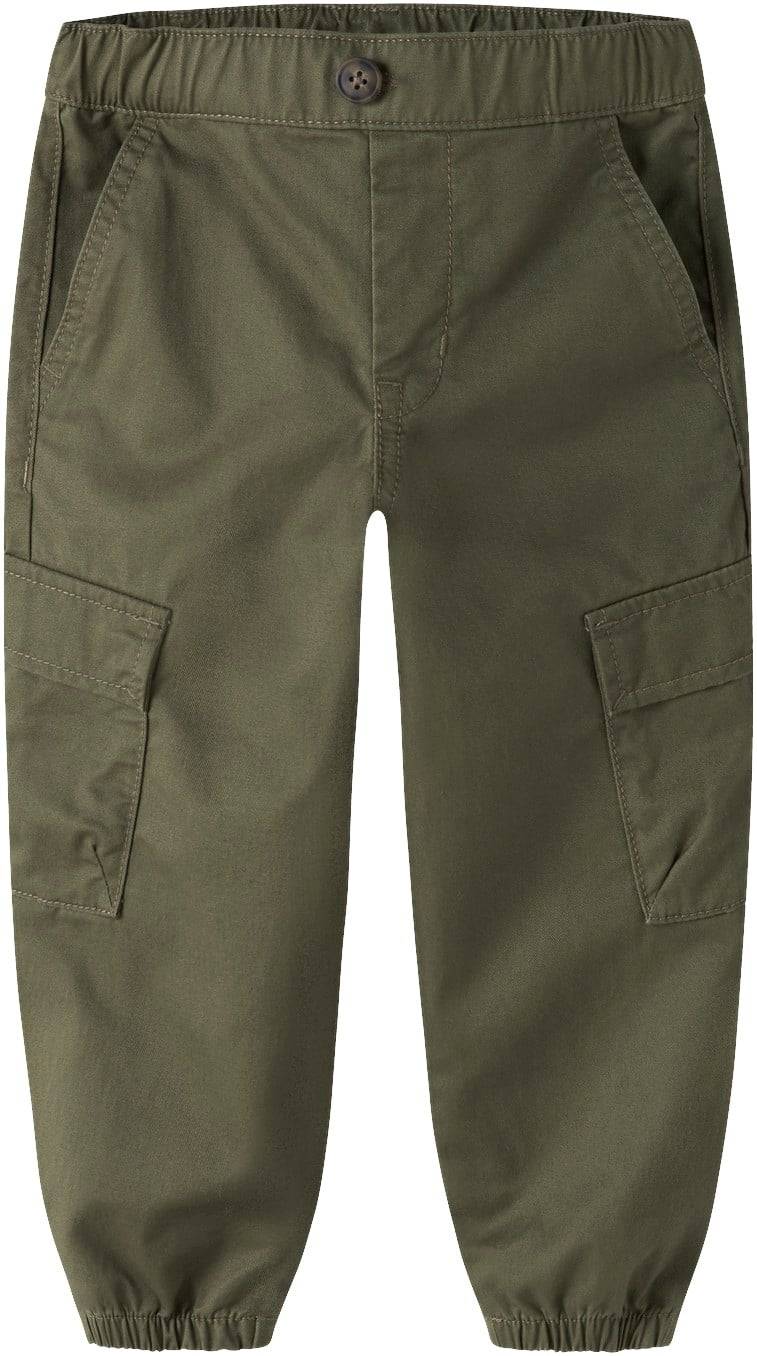 Name It Nmmben Barrel R TWI Pant 4508tf Stl. 92 unisex - Byxor Från Magasin - Olive Night (92)