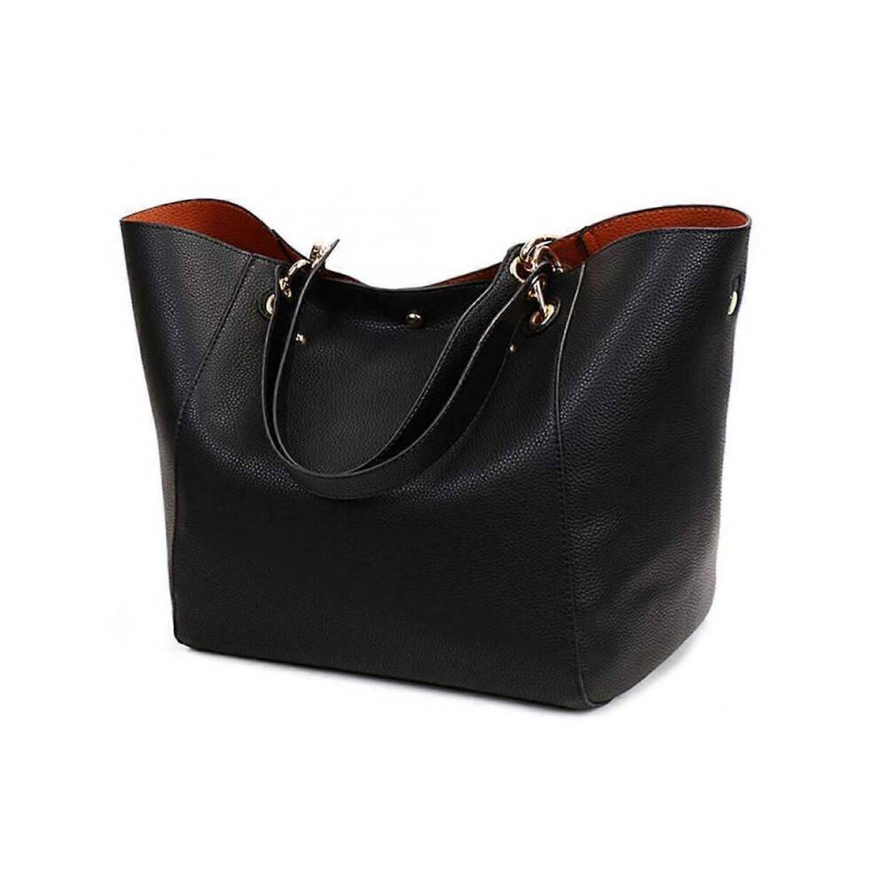 Desigual Women's Leather Handbag, Large Shopper Tote with Shoulder Strap