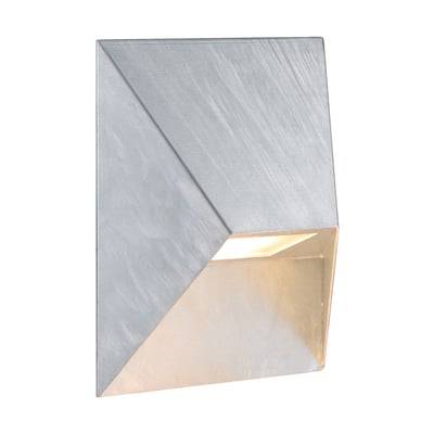 Nordlux Pontio 15 udendørs væglampe, GU10, IP54, galvaniseret, inkl. Nordtronic Long Life, 3000K, 360lm, Ra90, 40.000 timer, dæmpbar