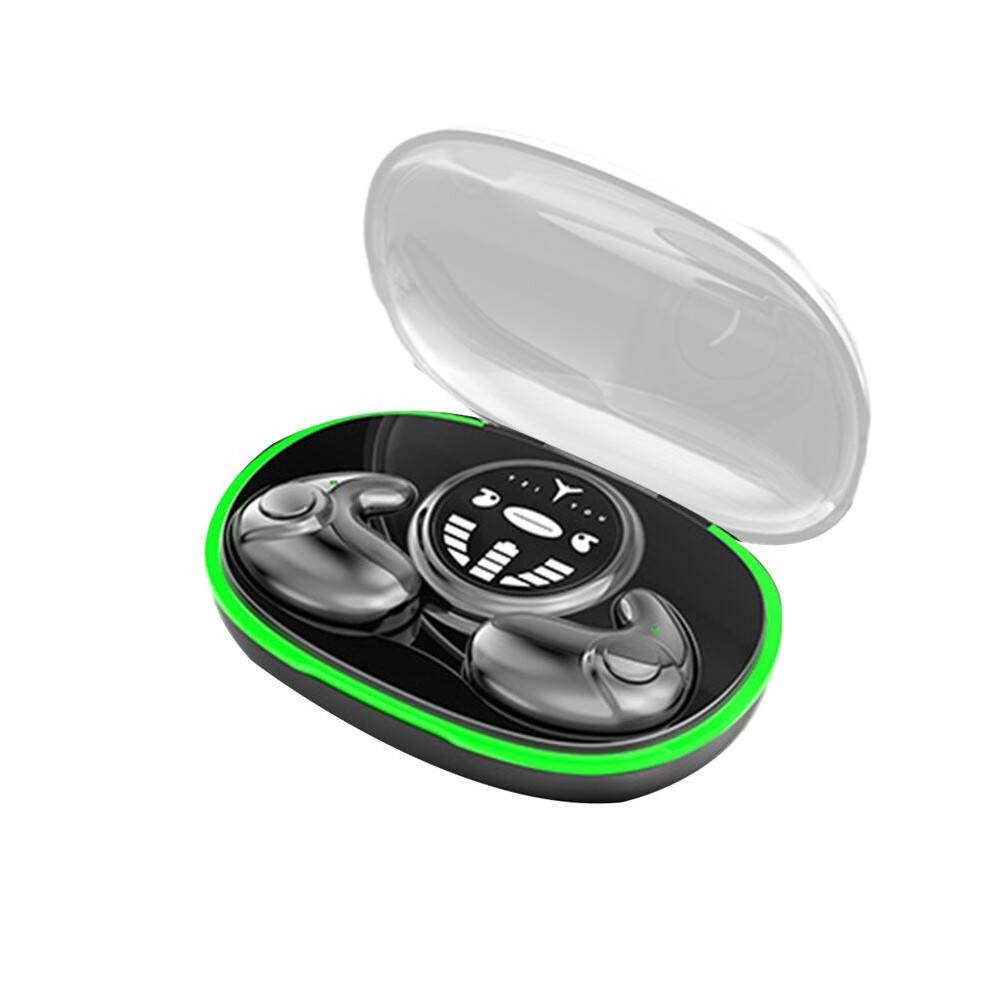 Headphones Sleep Wireless Earphone TWS Hidden Earbuds IPX5 Waterproof Noise Reduction Sports Headset C