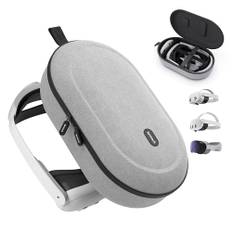Syntech Tragetasche Kompatibel mit Meta/Oculus Quest 2 Zubehör/PICO 4 VR Headset mit Elite Strap, Touch Controllern und anderem VR Zubehör, Premium Material ＆ Ultra-Sleek Design