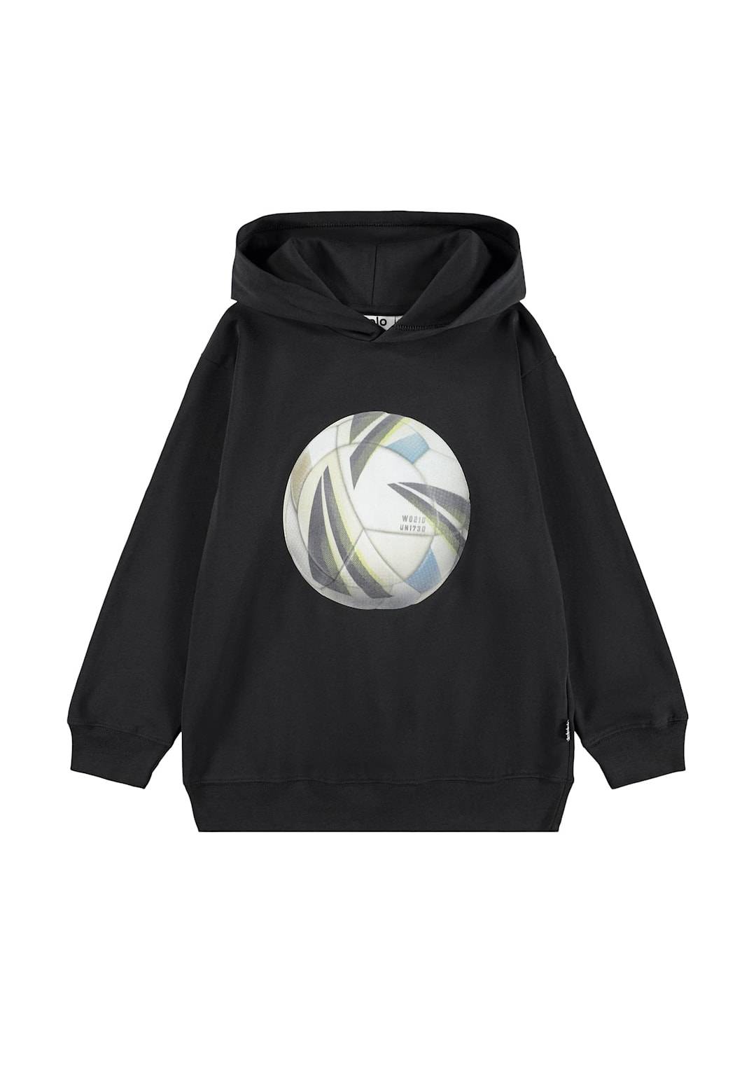 Molo GOTS Ratata Hættetrøje Ball United BL Ball United BL 152 cm Sort 152 cm Drenge