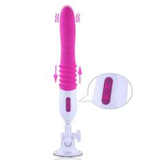 HiSmith C0571-03 Mini Fuck Machine with 3 Thrusting & 10 Vibration Patterns Pink - rosa