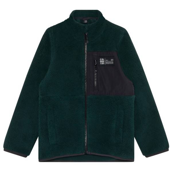 Color Kids Kid's Teddy Jacket Fleecejakke Børn størrelse 98 farve grøn