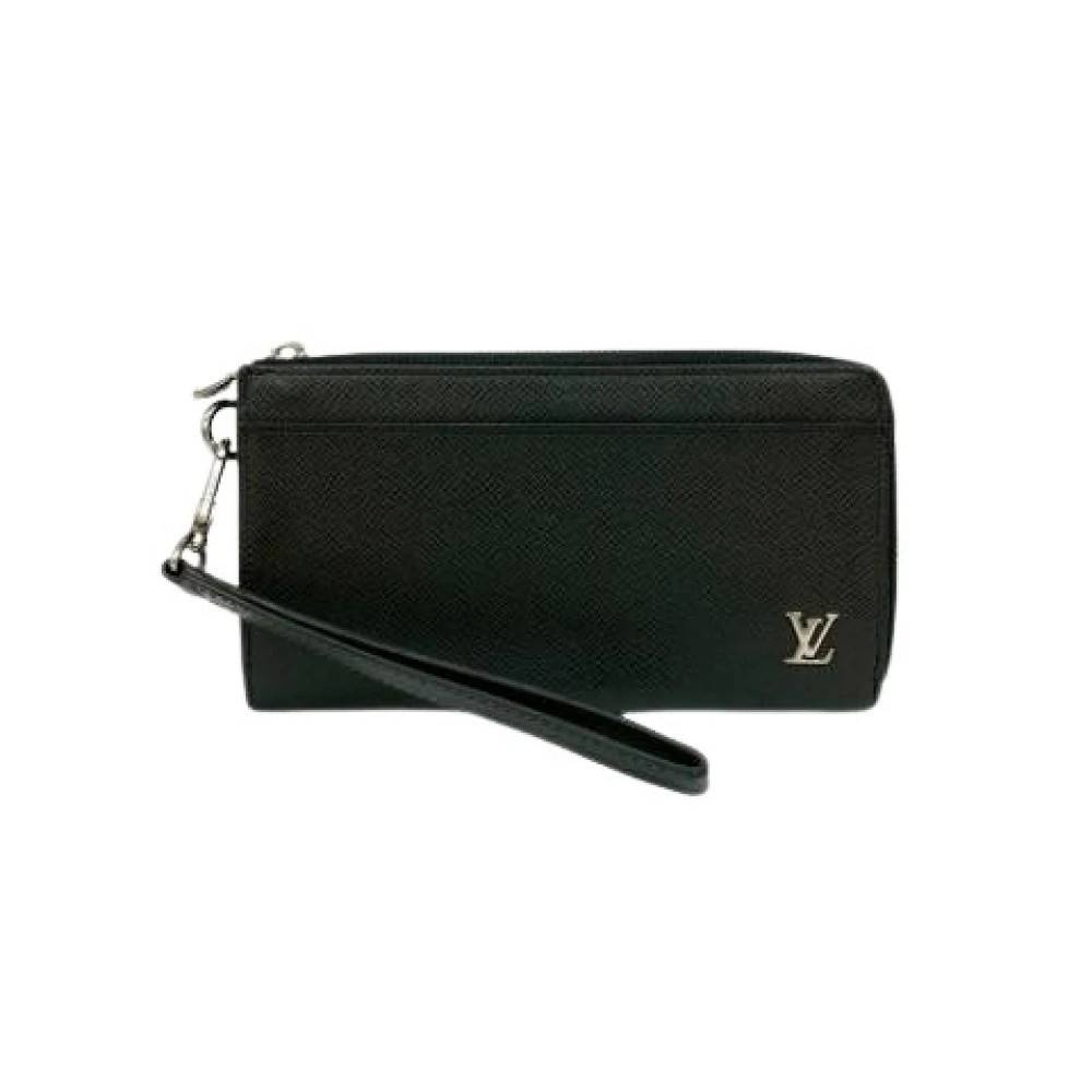 Louis Vuitton Vintage Pre-owned Vintage Læder Clutch - Vintage - Dame - Sort - ONE SIZE - Læder