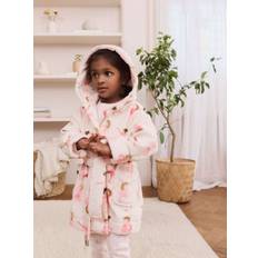 Next White/Pink Ballerina Fleece Dressing Gown (9mths-16yrs) - 8692cm