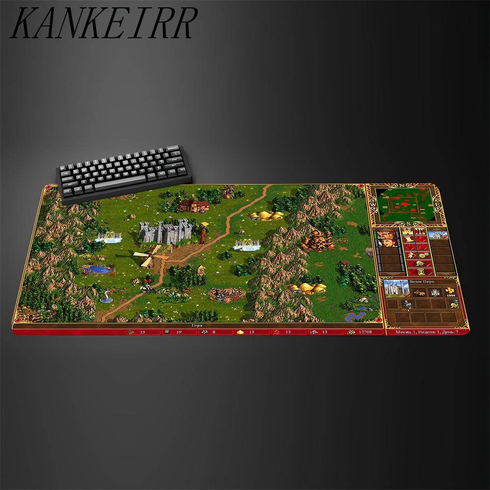 Heroes of Might and Magic 3 Kartkonst Musmatta XXL Gummi Halkfri Musmatta Tangentbordsmattor Speltillbehör Musmatta 900x400mm