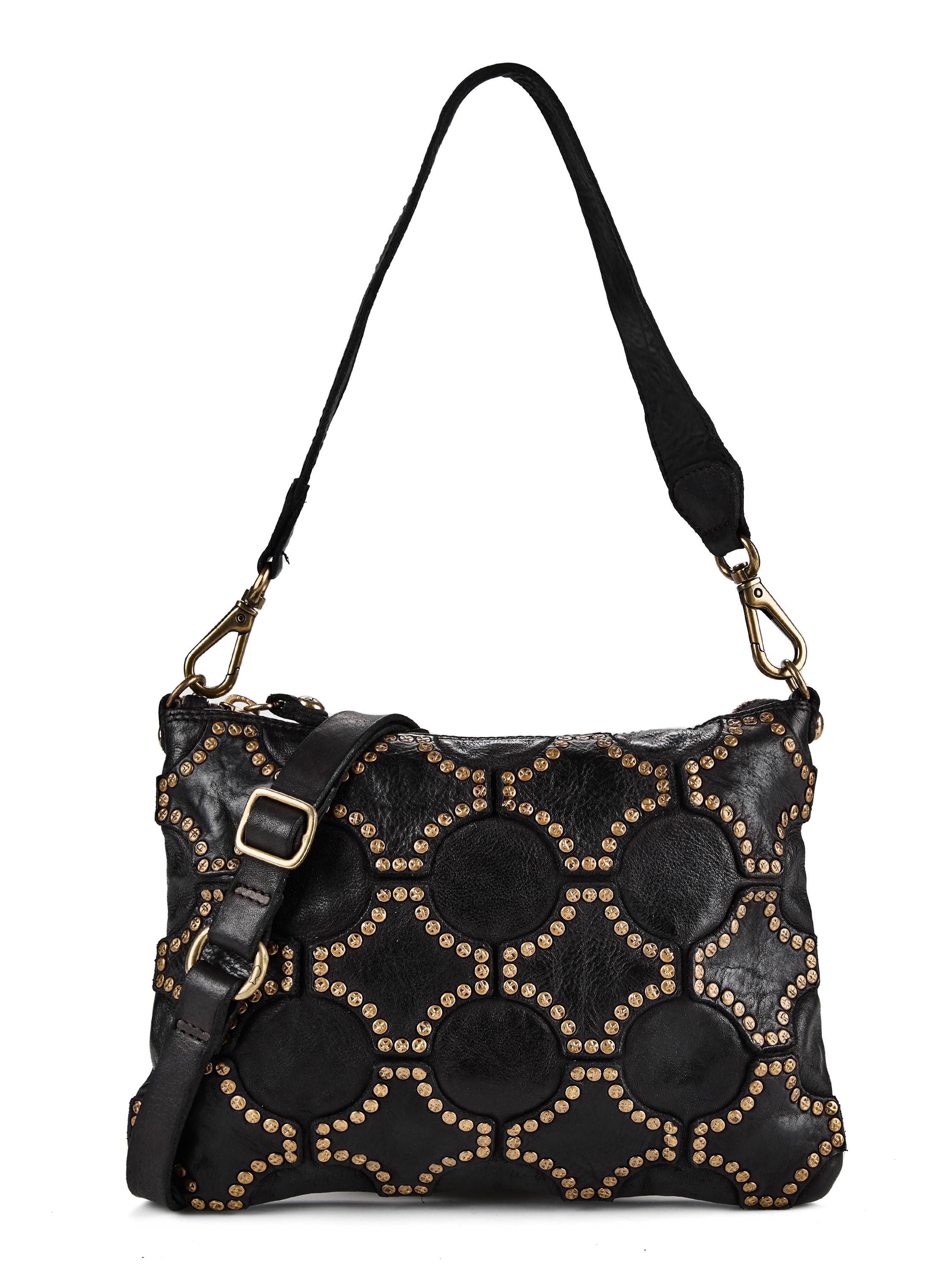 Campomaggi Margot Skuldertaske M Læder 25 cm  Sort