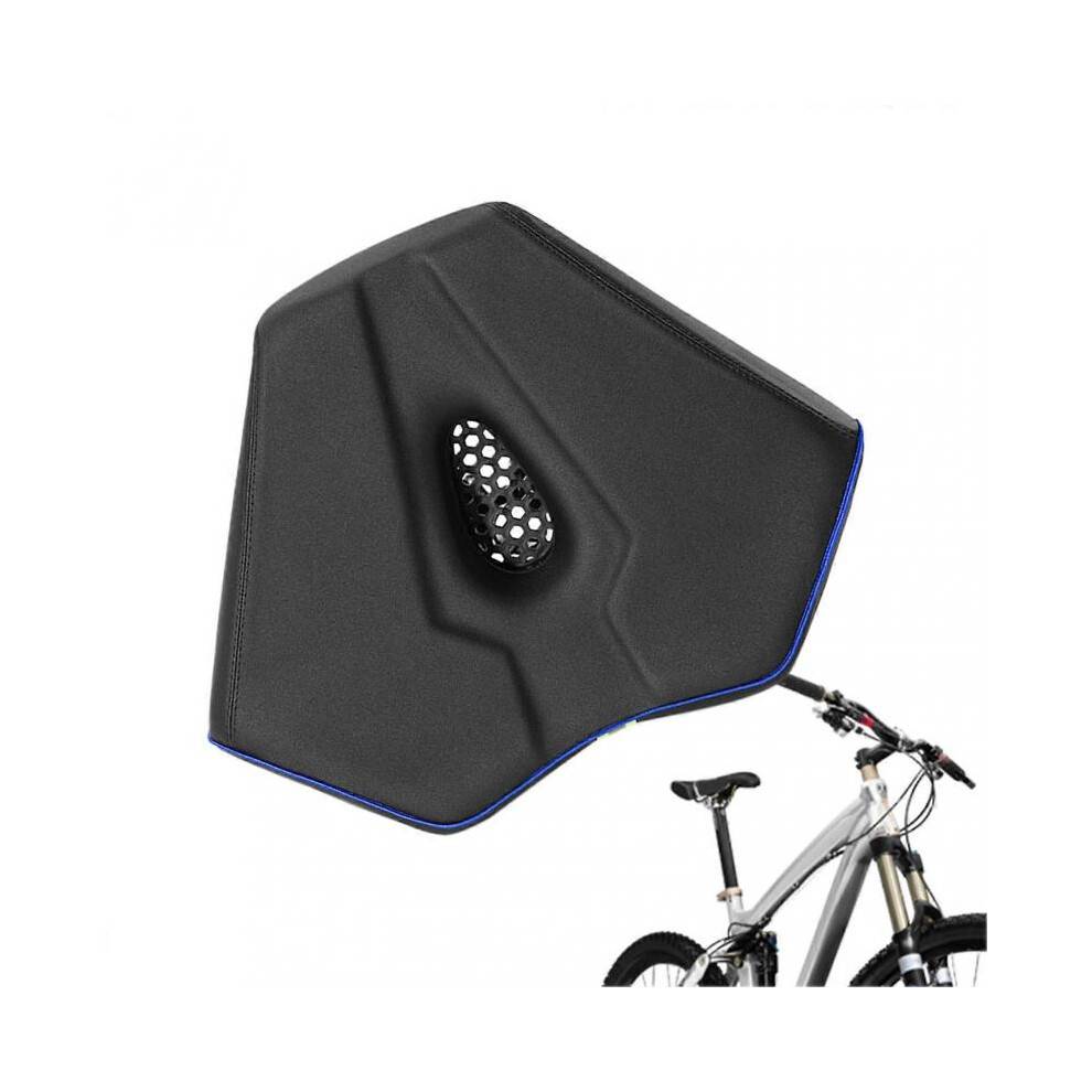 Bicycle seat, Padded shock absorber saddle Thickened ergonomic for adults Blue