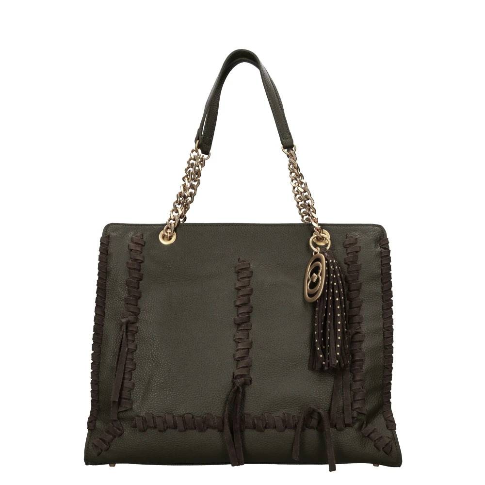 La Carrie Tote Bag - Tasker - Dame - Grøn - ONE SIZE - Uld