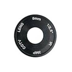 M12 till CS metalllinsskydd, liten lins till stor lins dedikerad adapterring, MTV till CS adapterring, linsskydd(3MP-M12 to CS metal lens cap 8mm)