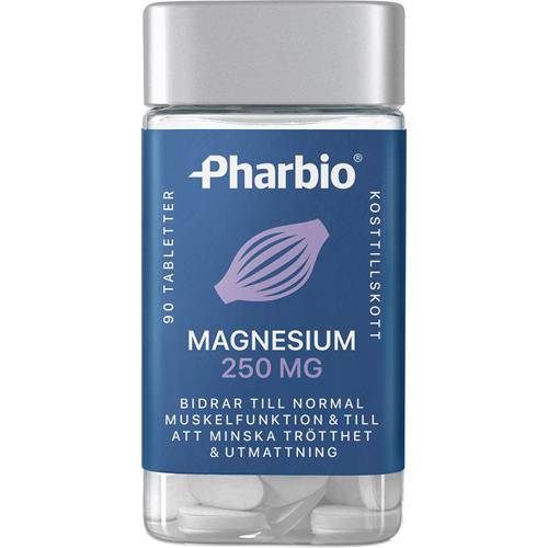 Pharbio Magnesium 250 mg, 90 st