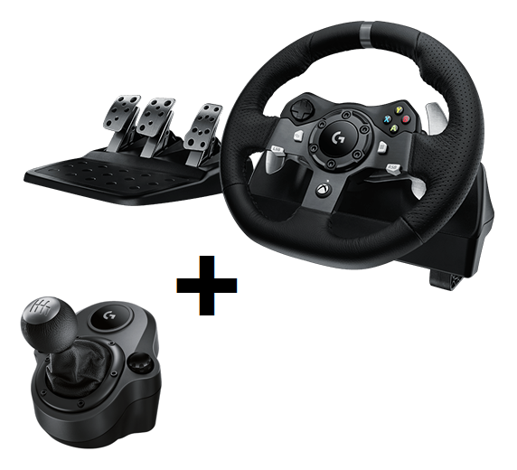 Logitech G920 Driving Force  + Driving Force Shifter Bundle For PC & XB1