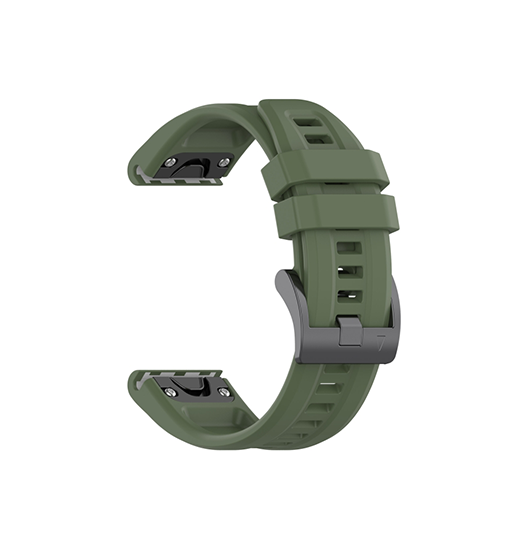 Garmin QuickFit 26mm - ACTIVE™ Velo Silikone Rem - Mørkegrøn