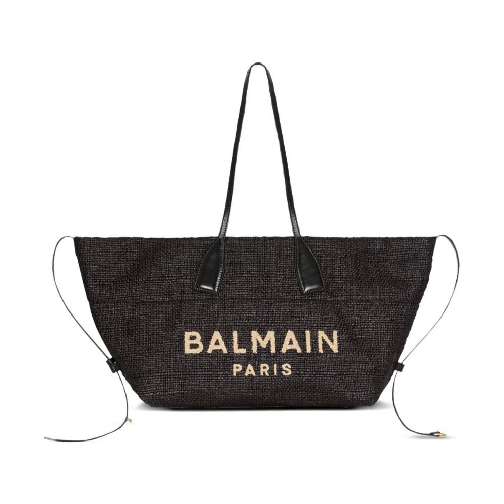 Balmain - Track Tote Bag Väskor - Dam - ONE Size - Läder