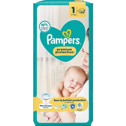 Diaper open Pampers New Baby - S1 2-5Kg - 88 st