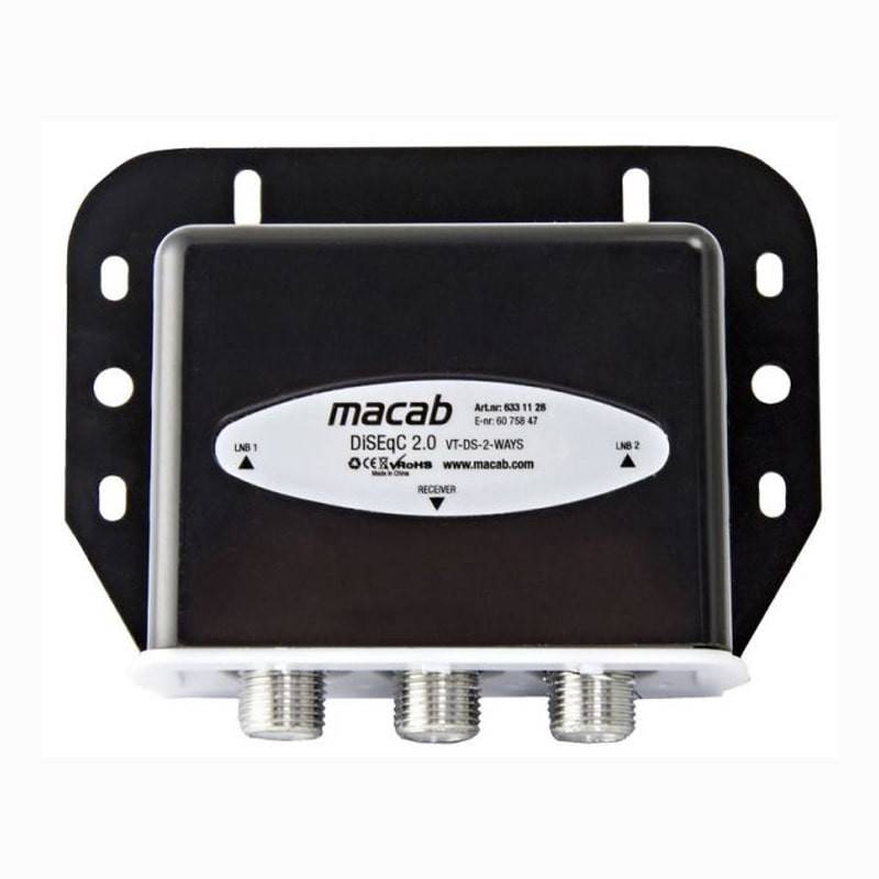 Macab Switch DiSEqC, 2-vägs VT-DS , Hi- iso