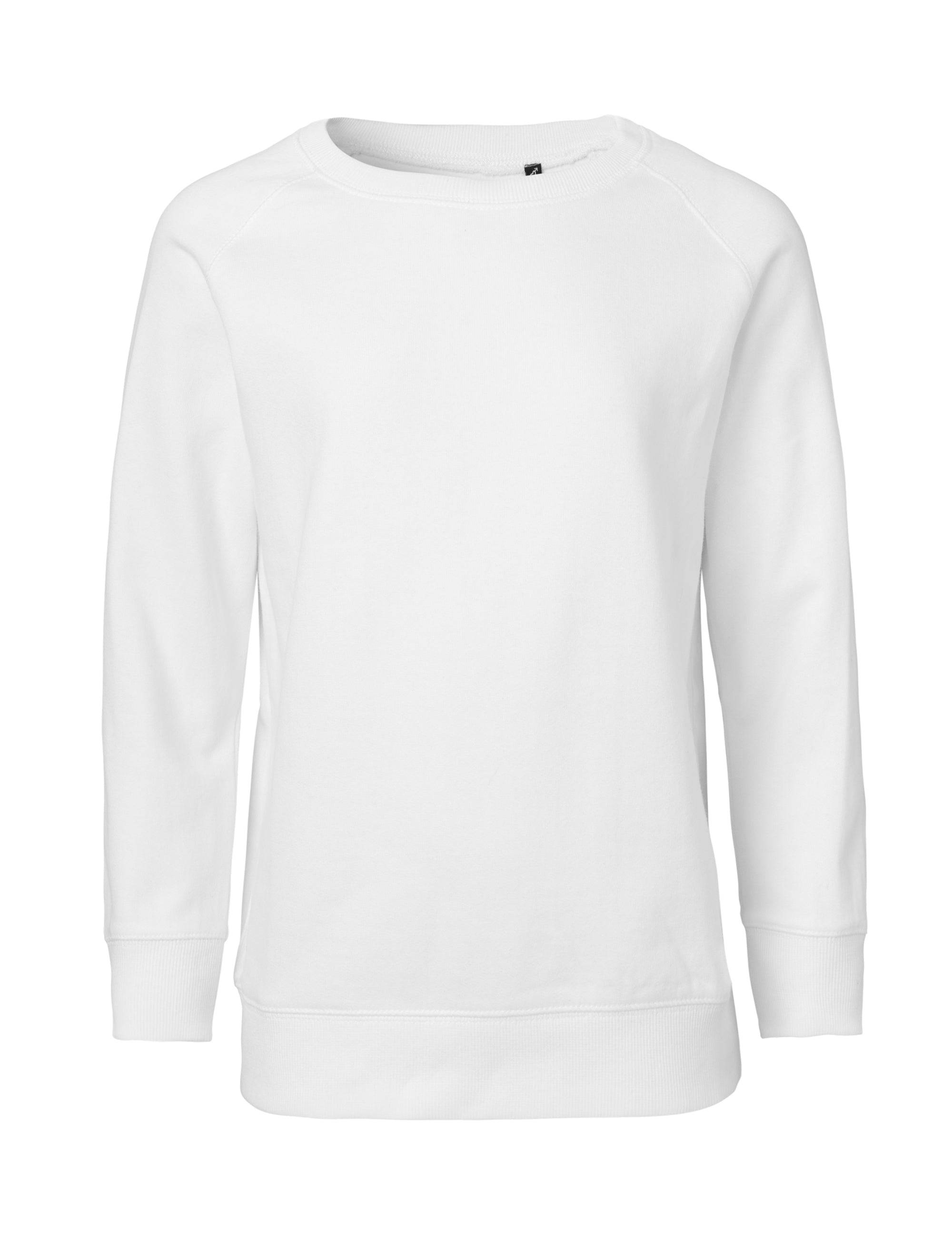 Fairtrade Organic Kids Sweatshirt - 8/9 Years / White