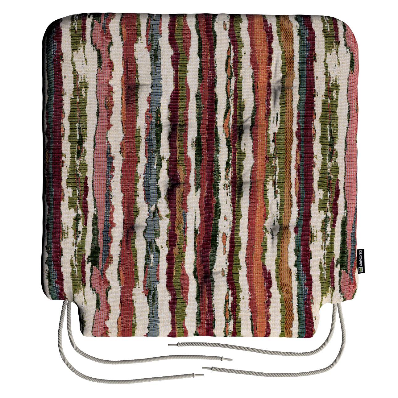 Stolehynde Adam, Bouclé flerfarvet, Ø37 x 8 cm, Cosy Home