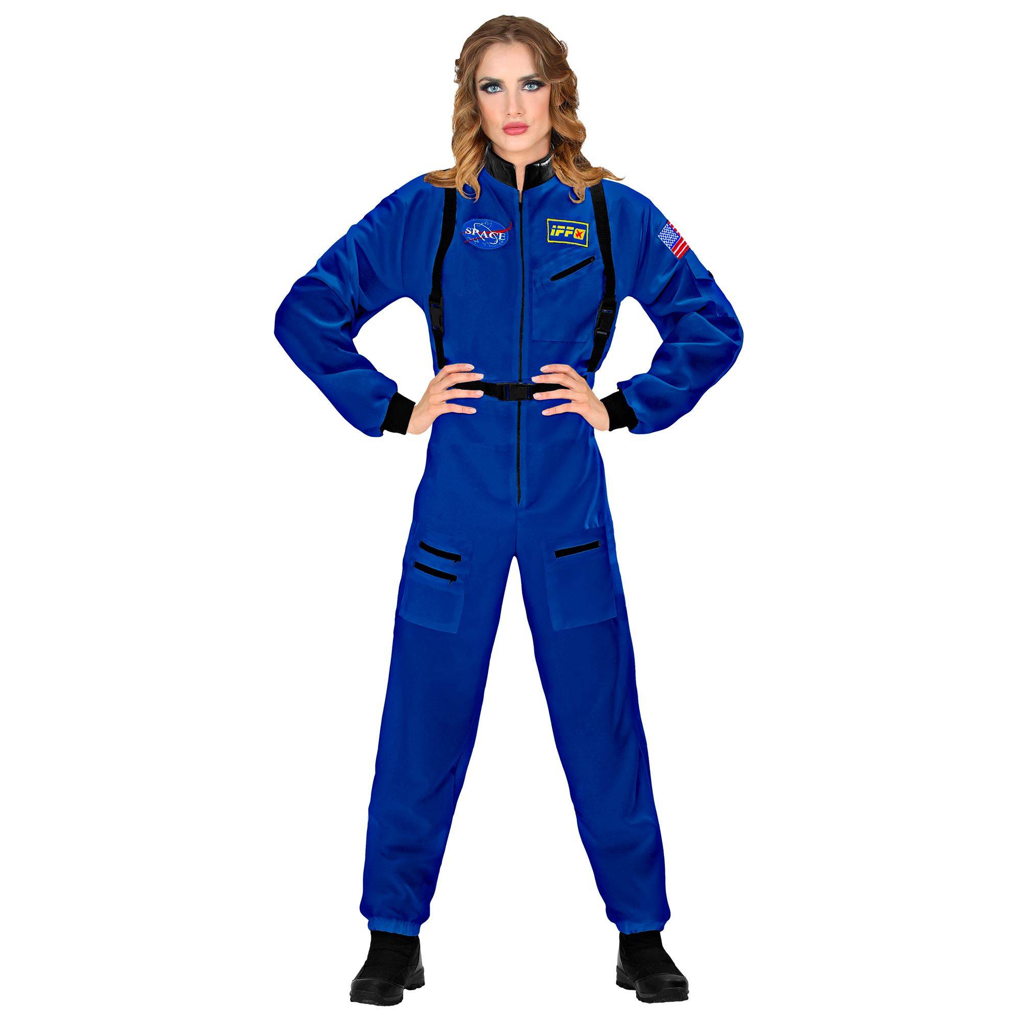 Blå astronautkostym för damer
