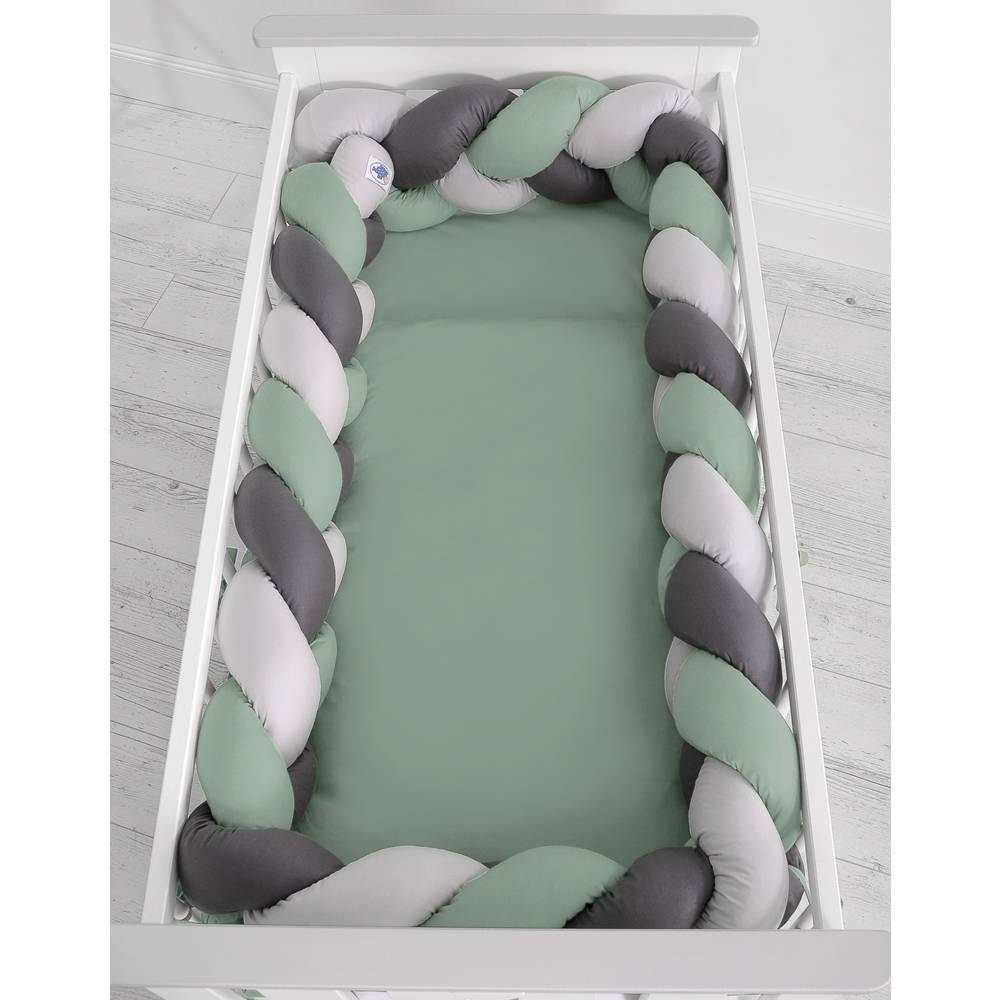Spjälskydd Flätta XXL - Pastel Green - Grey - Anthracite