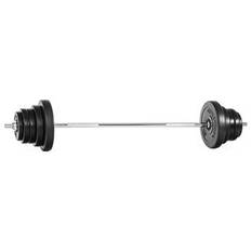 Vinyl Weight Set - 50kg, Skivstångsset plast