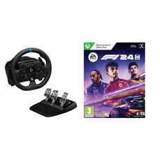 Logitech - G923 Racing Wheel and Pedals for Xbox - Bundle with F1 24 /Xbox Series X - Fri fragt og klar til levering - Prismatch