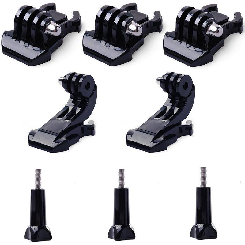 For GoPro Hero 13 12 11 10 9 J Hook Buckle Torso Helmet Mount Base For Insta 360 X5 X6 DJI Action 6 4 5 Pro OSMO 360 Accessories