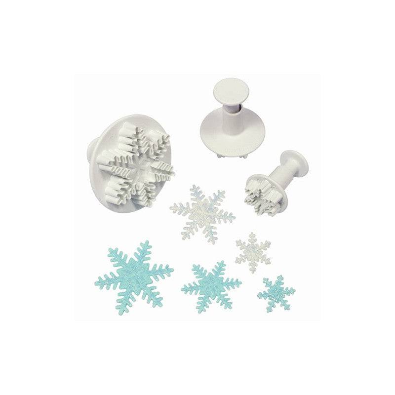 Utstickare Snöflingor 3 st
