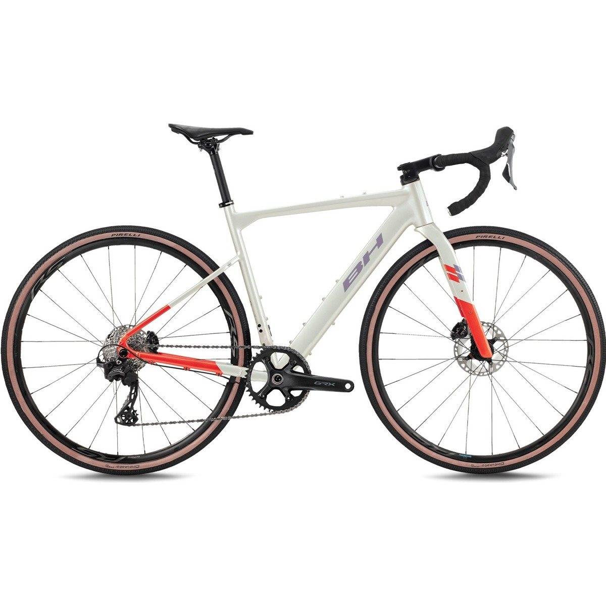 Gravel bike BH Gravelx Alu 1.5 Pale/Lavanda/Dark Red (L)