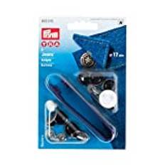 Prym knappar, silver 17mm, 8st