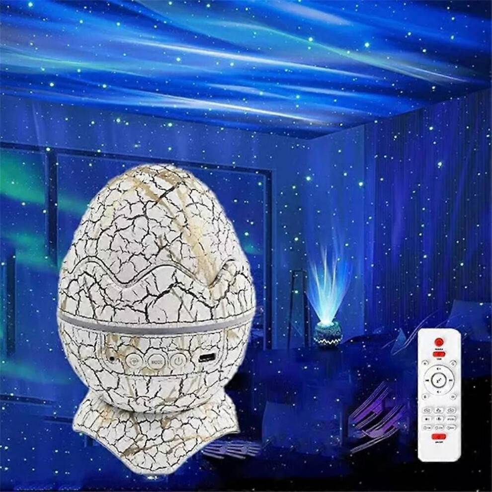 (Phnom Penh) 7 styles Crack Transmission Atmosphere Nightlight Dinosaur Egg Star Lamp Full Projector Water Ripple Laser Projection Holiday gifts