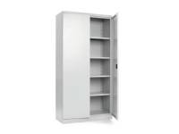 (ComputerSalg) Kontorskab/Opbevaringskab i stål - SMK 1990x1000x435 mm