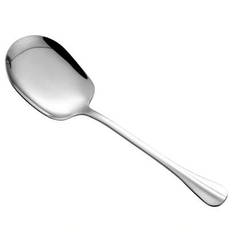 1 st rostfritt stål buffésked, stor serveringssked, kök, julklapp, skolmaterial - Silver (L,XL)