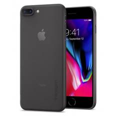 Spigen AirSkin ultra tunn fodral iPhone 8 Plus / 7 Plus - Svart