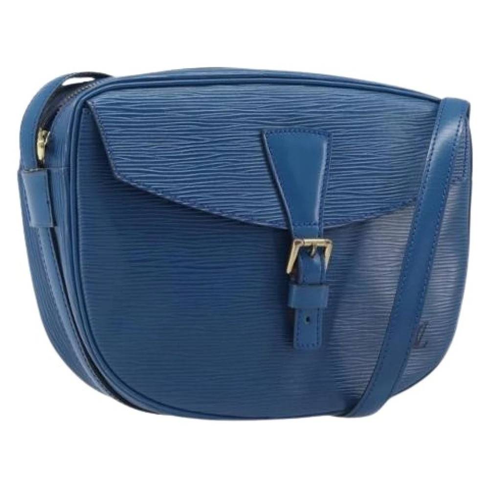 Louis Vuitton Vintage Pre-owned Jeune Fille Skuldertaske - Vintage - Dame - Blå - ONE SIZE - Uld