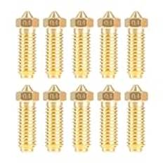 IdeaFormer 10 st 0,4 mm kobra 3 mässingsmunstycken för Anycubic Kobra 3/kobra 3 Combo/Kobra S1, Hotend Extruder mässing munstycke kobra 3 extruder munstycke 3D-skrivare tillbehör
