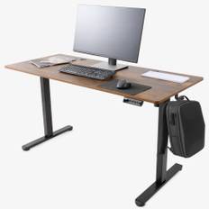 Arebos® Elektrisk højdejusterbart skrivebord 140x60 cm Memory-funktion Justerbart computerskrivebord Stå-sidde-bord